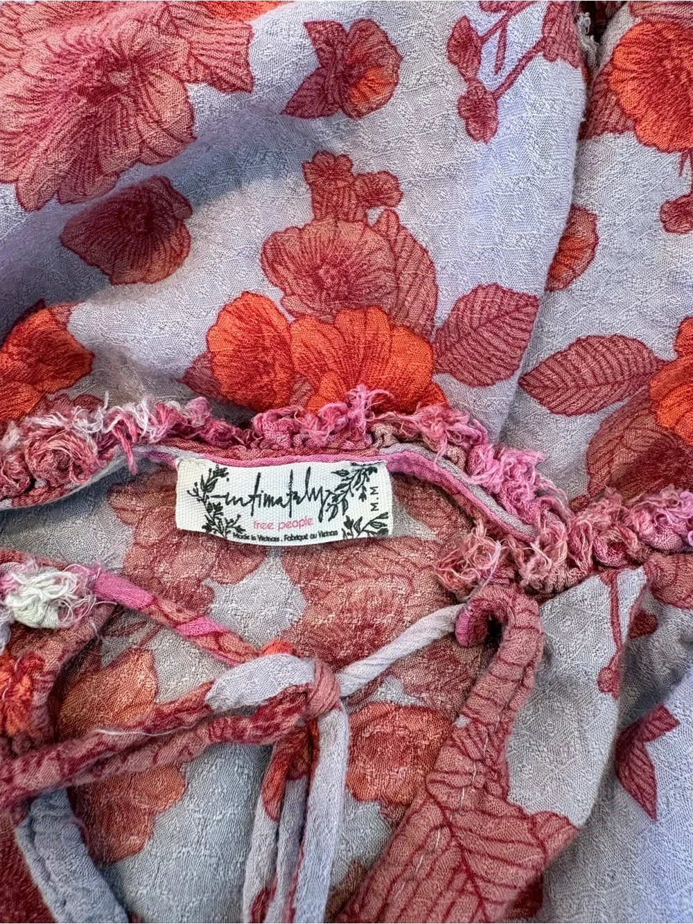 Intimately Free People Floral Tie-Front Sundress